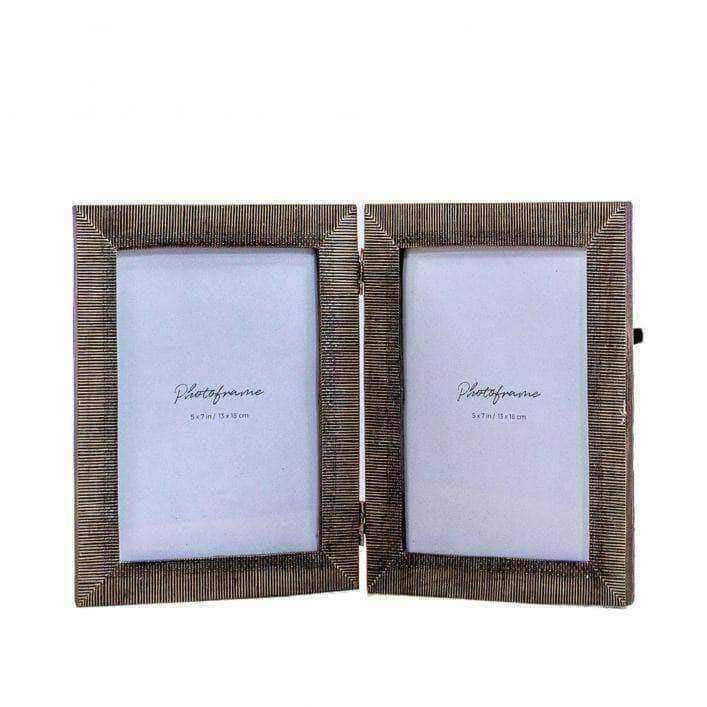 Ombre Textured Double Standing Photo Frame - The Farthing