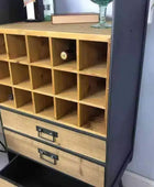 Open Fronted Wine / Drinks Storage Cabinet - - The Farthing