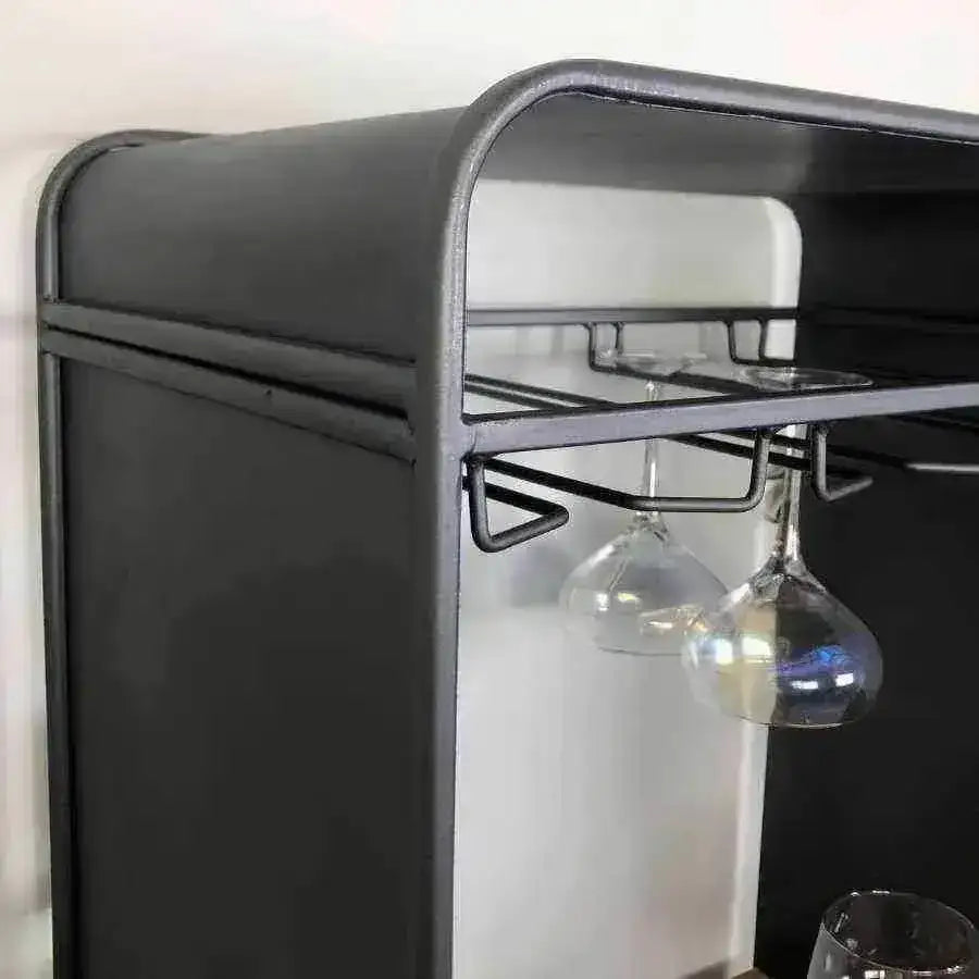 Open Fronted Wine / Drinks Storage Cabinet - - The Farthing