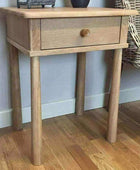 Oslo Oak BedSide 1 Drawer Table - The Farthing