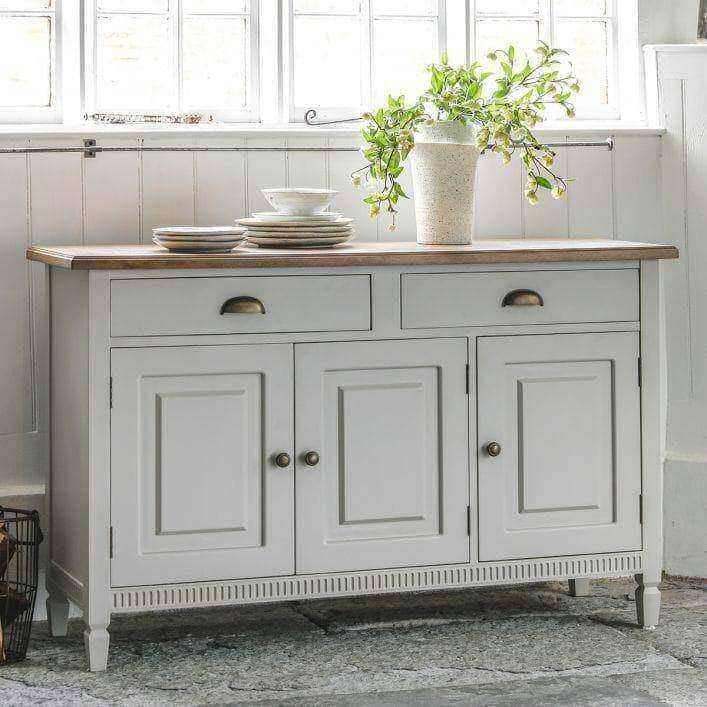 Painted Taupe Classic 3Door 2Drawer Sideboard - The Farthing