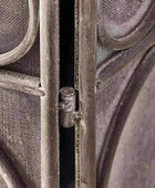 Parisian Distressed Metal Fire Screen - The Farthing