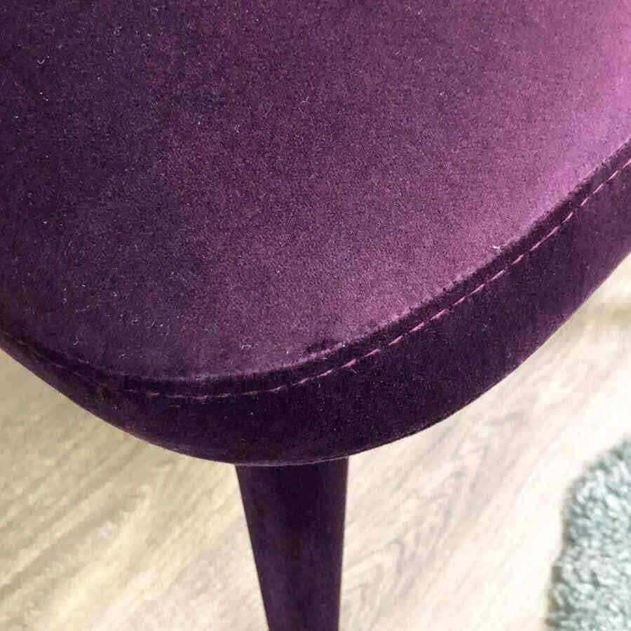 Purple Annabel Velvet Chair - The Farthing