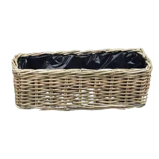 Rectangle Rattan Trough - The Farthing
