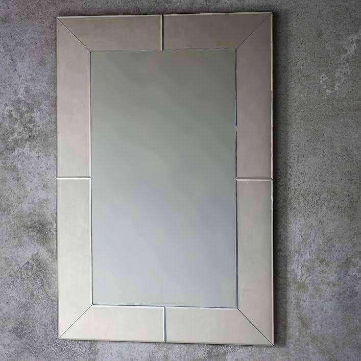 Rectangular Slim Glass Edged Mirror - The Farthing