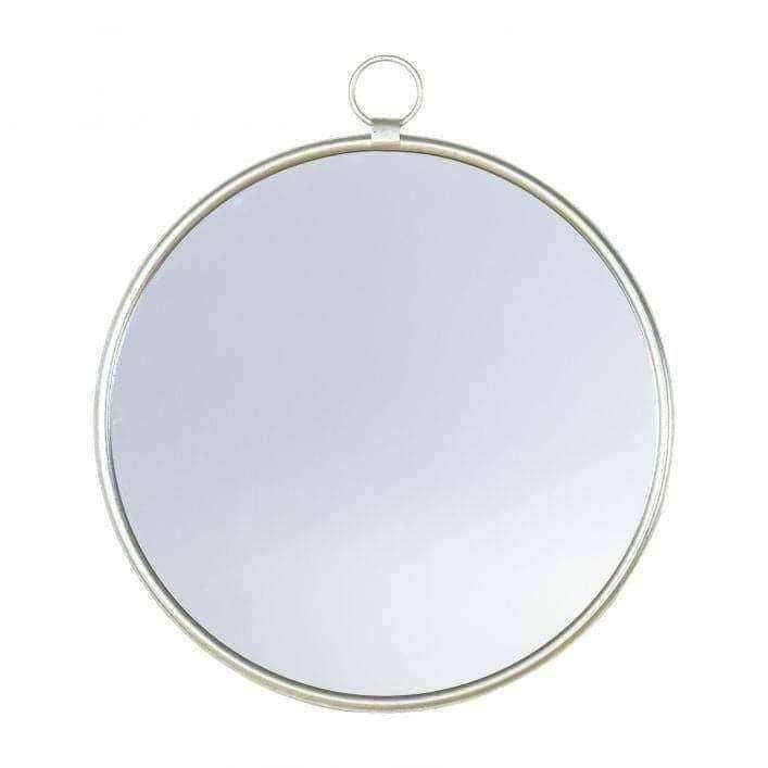 Round Avebury Wall Mirror - Silver - The Farthing