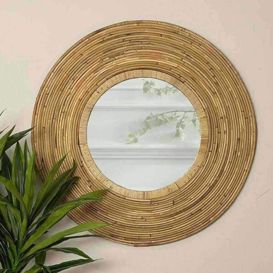 Round Handmade Rattan - The Farthing