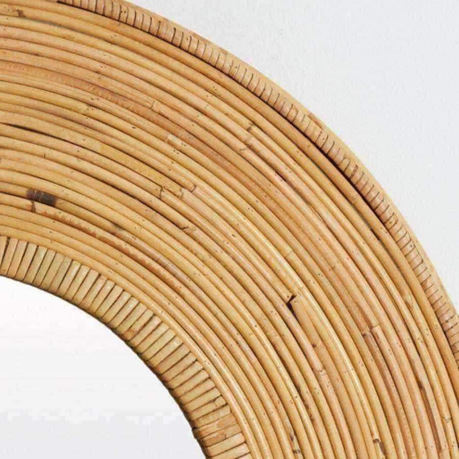 Round Handmade Rattan - The Farthing