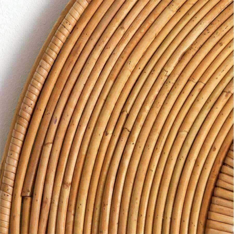 Round Handmade Rattan - The Farthing