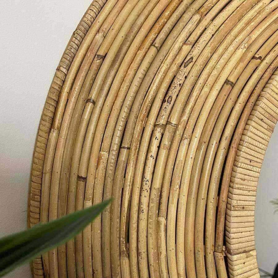 Round Handmade Rattan - The Farthing