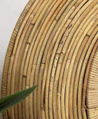 Round Handmade Rattan - The Farthing