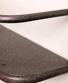 Round Industrial Mirror with Shelf - The Farthing