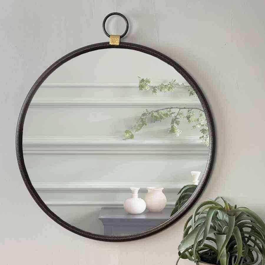 Round Pocket Watch Style Avebury Wall Mirror - The Farthing