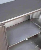 Rounded Edge Metal Storage Cabinet - The Farthing