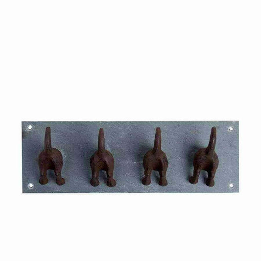 Rustic Doggy Tail Hooks - 4 - The Farthing