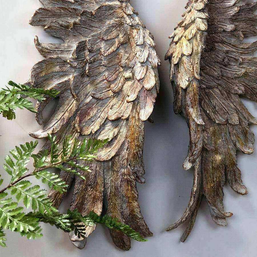 Rustic Gilded Angel Wings - The Farthing