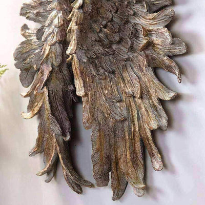 Rustic Gilded Angel Wings