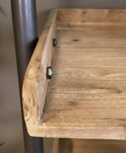 Rustic Ladder Shelf Ladder with Drawer - The Farthing