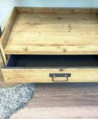 Rustic Ladder Shelf Ladder with Drawer - The Farthing