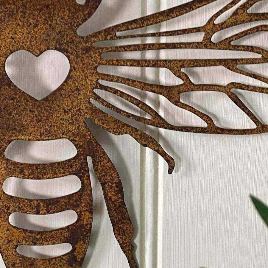 Rustic Metal Bee Wall Art - The Farthing