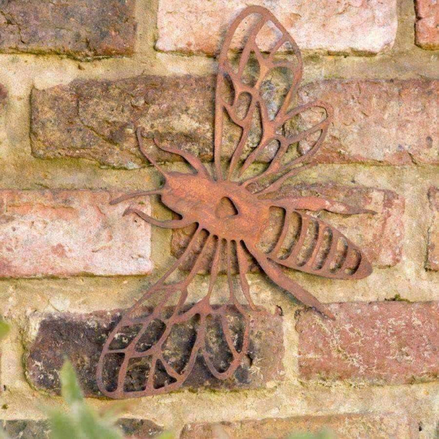 Rustic Metal Bee Wall Art - The Farthing