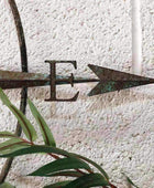 Rustic Metal Compass Garden Wall Art - The Farthing