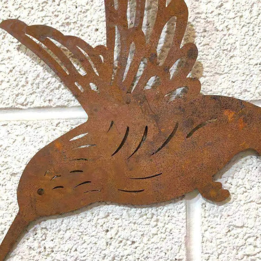 Rustic Metal Hummingbird Wall Art - The Farthing