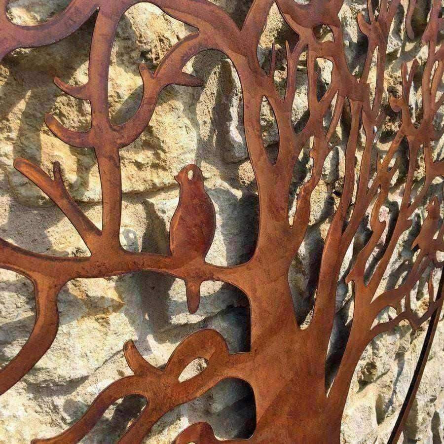 Rustic Metal Tree Wall Art - medium - The Farthing