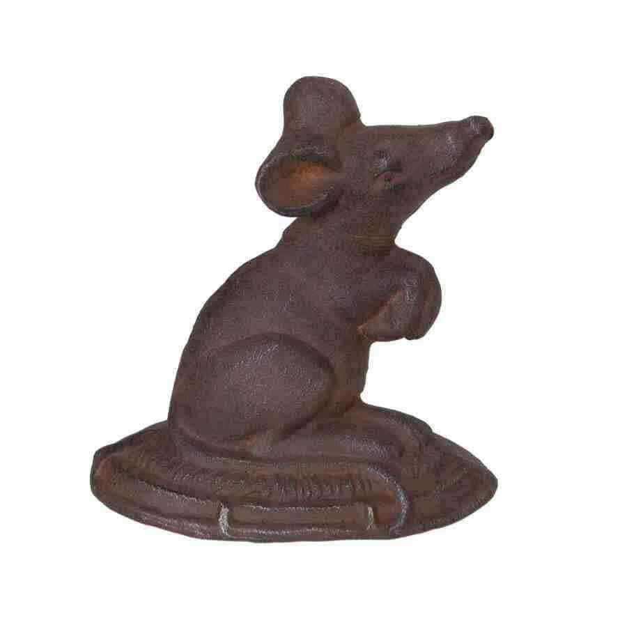 Rustic Mouse Doorstop - The Farthing
