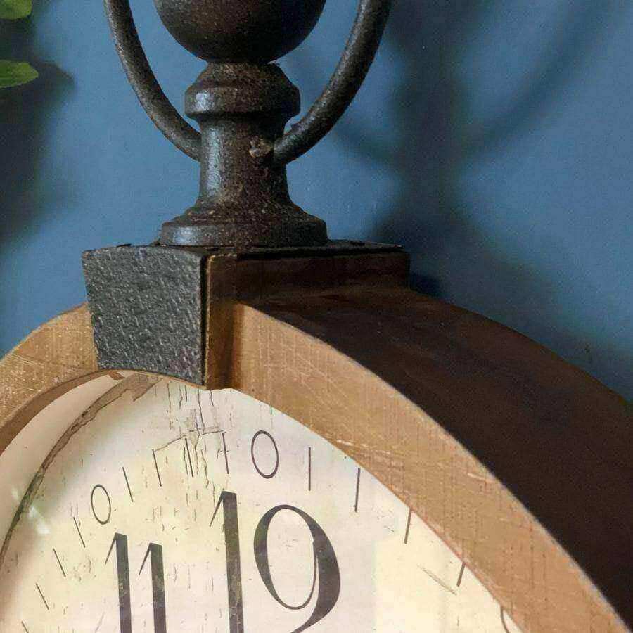 Rustic Pocket Watch Wall Clock - The Farthing
