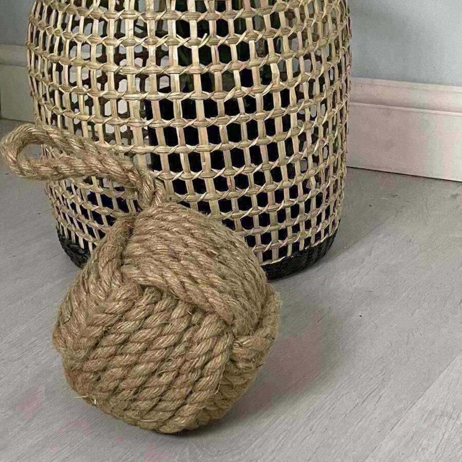 Rustic Rope Doorstop - Knot Design - The Farthing
