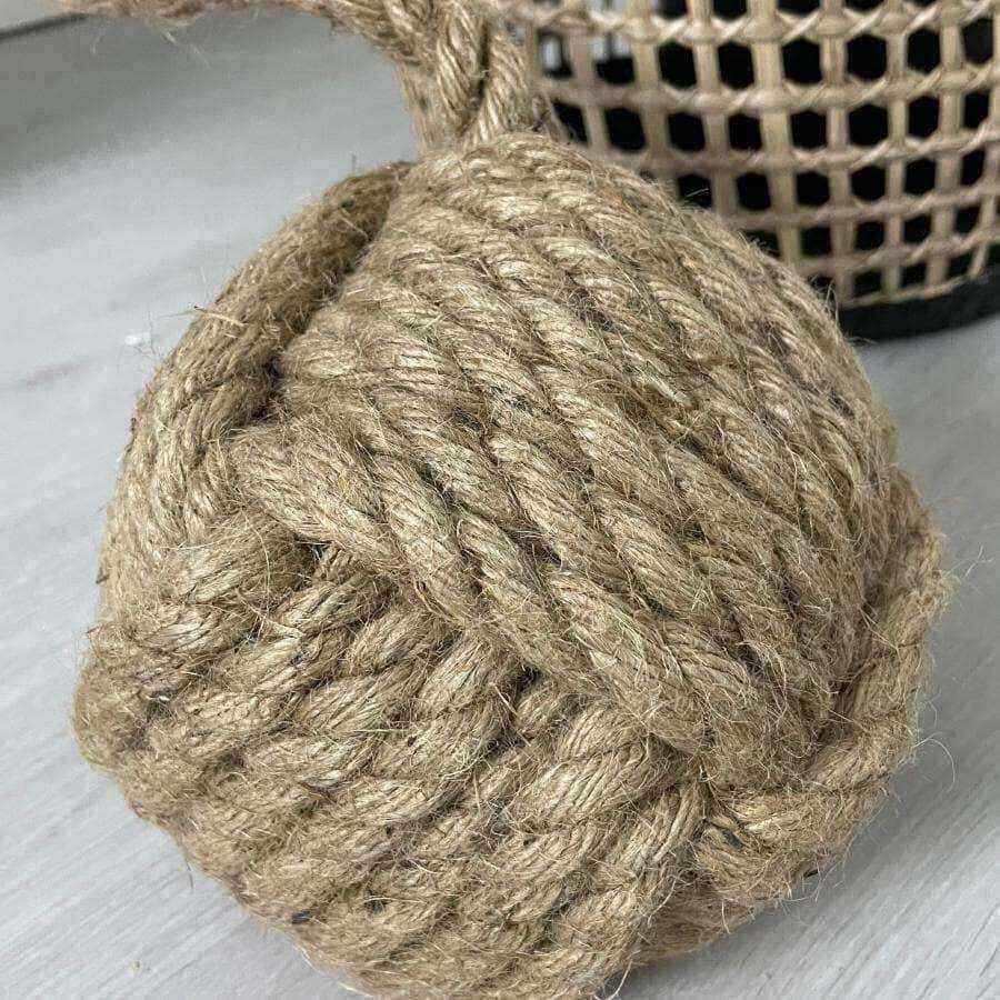 Rustic Rope Doorstop - Knot Design - The Farthing