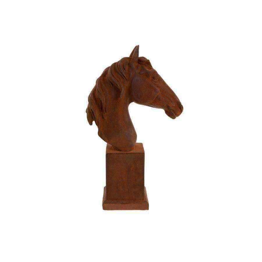 Rustic Rusty Horse Head Ornament - The Farthing