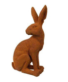 Rustic Rusty Sitting Hare - The Farthing