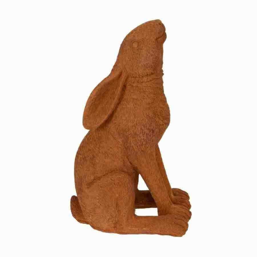 Rustic Rusty Star Gazing Hare Ornament - The Farthing