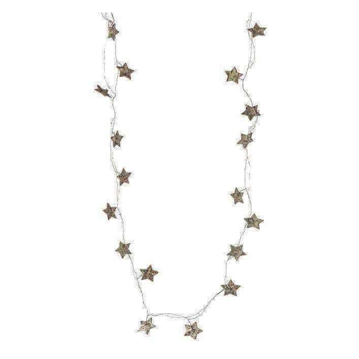 Rustic Stars 20 LED Garland - The Farthing
