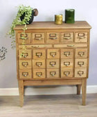 Rustic Wooden Apothecary Cabinet - The Farthing