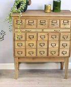 Rustic Wooden Apothecary Cabinet - The Farthing