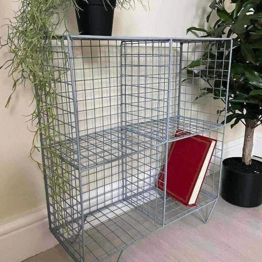 SALE | Grey Wire 4 Hole Shelf Unit - The Farthing