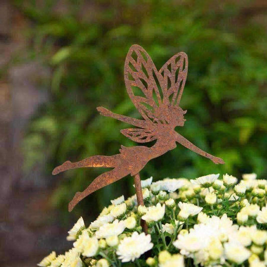 Set of Four Decorative Garden Fairies on Stakes - The Farthing