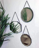 Set of Three Vintage Hanging Mirrors - The Farthing