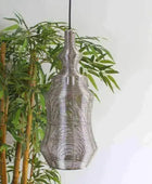 Shaped Moorish Inspired Wire Pendant Light - The Farthing
