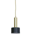 Small Green and Gold Pendant Light - The Farthing