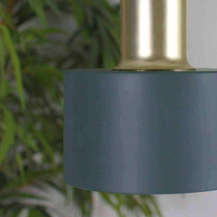 Small Green and Gold Pendant Light - The Farthing