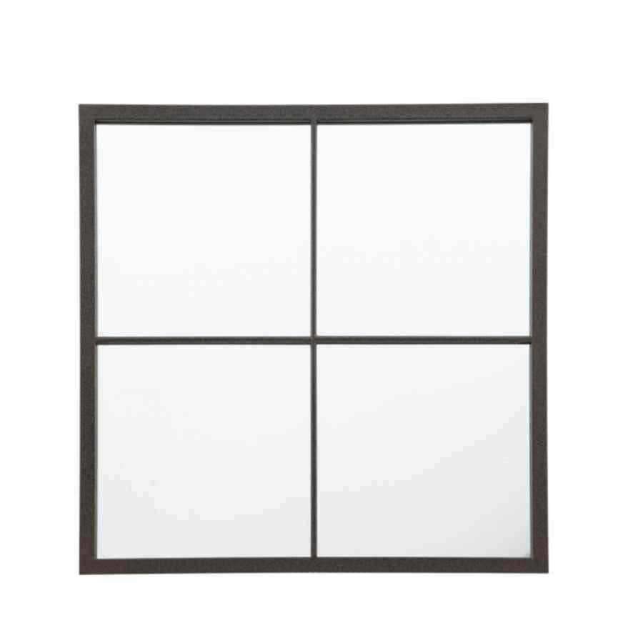 Square Metal Frame Garden Window Mirror - The Farthing