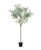 Tall Artificial Potted Olive Tree - The Farthing
