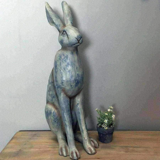 Tall Sitting Hare Ornament - The Farthing