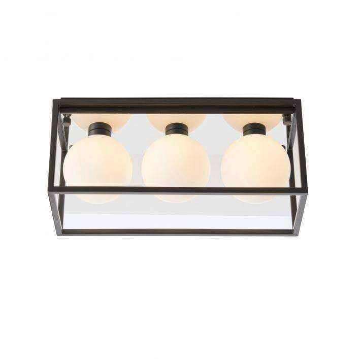 Thee Gang Opaque Glass Box Ceiling Light - The Farthing