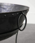 Traditional Bowl Style Round Iron Fire Pit - The Farthing