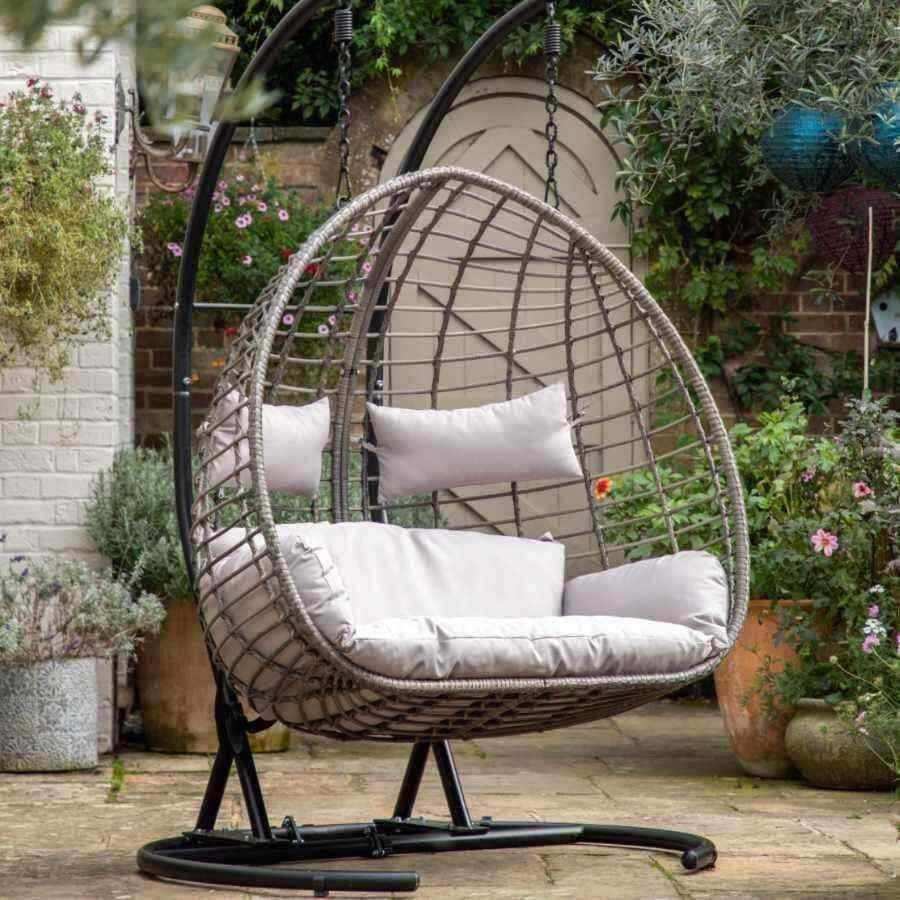Two Seater Hanging Garden Chair - The Farthing